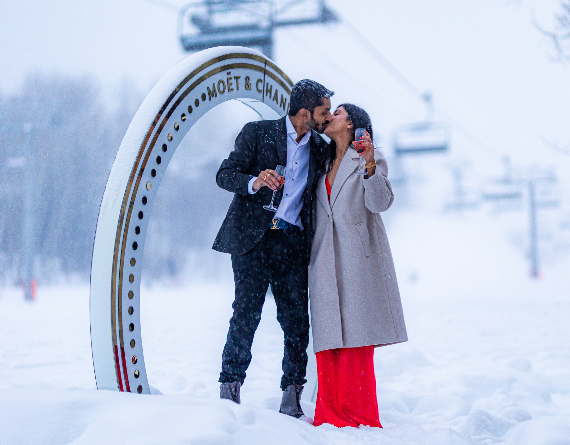 Champagne on the Slopes