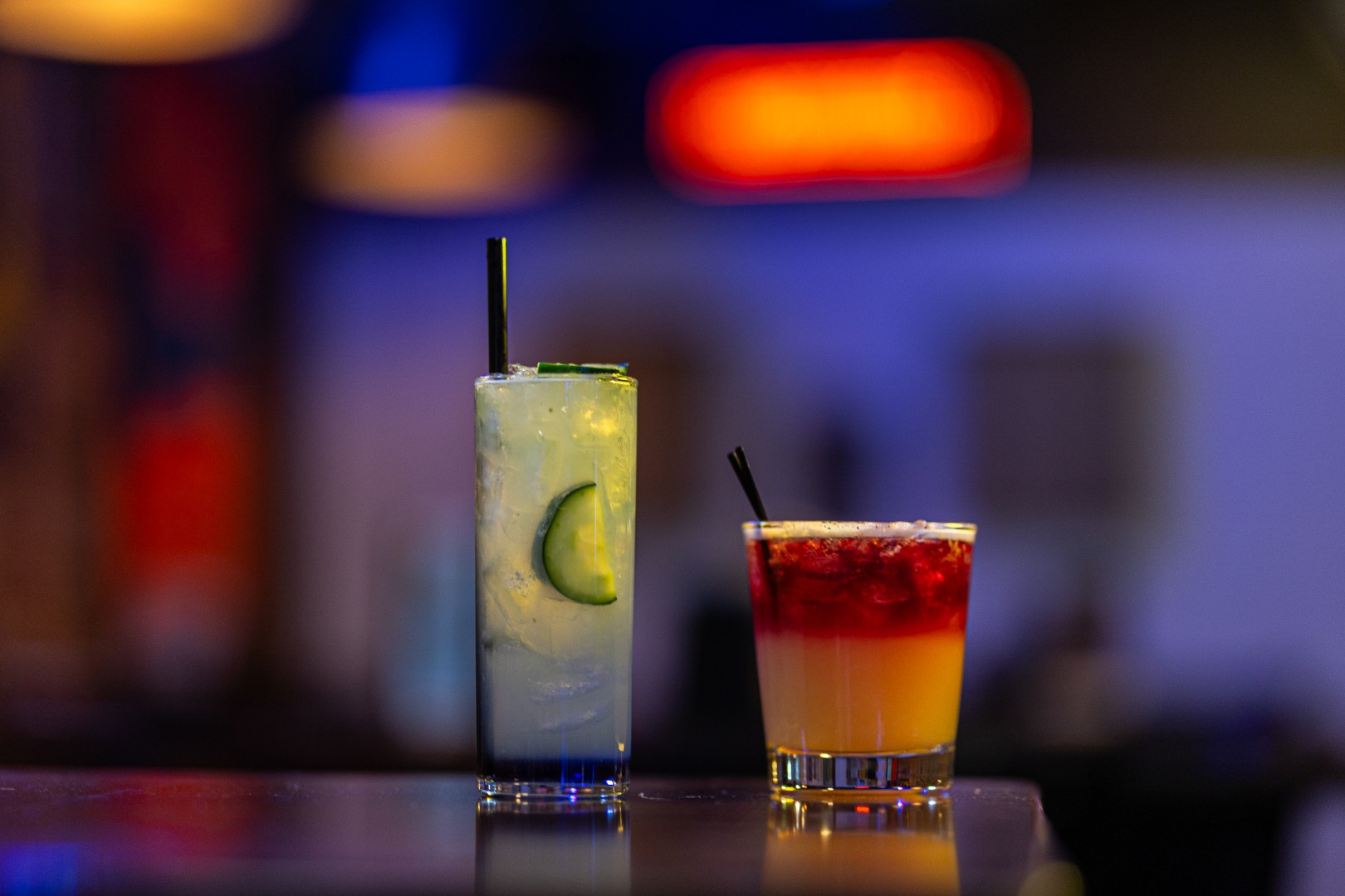 Cucumber Highball & Whiskey Sour