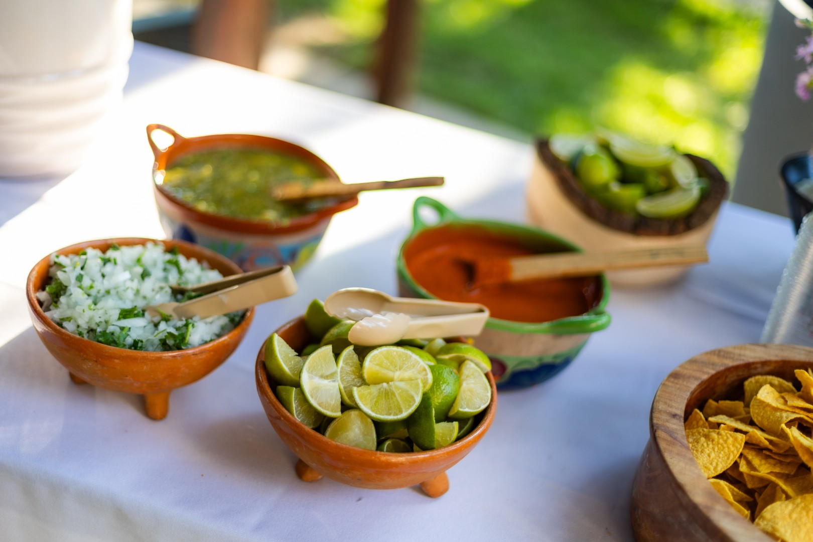 Salsas, Limes, Chips