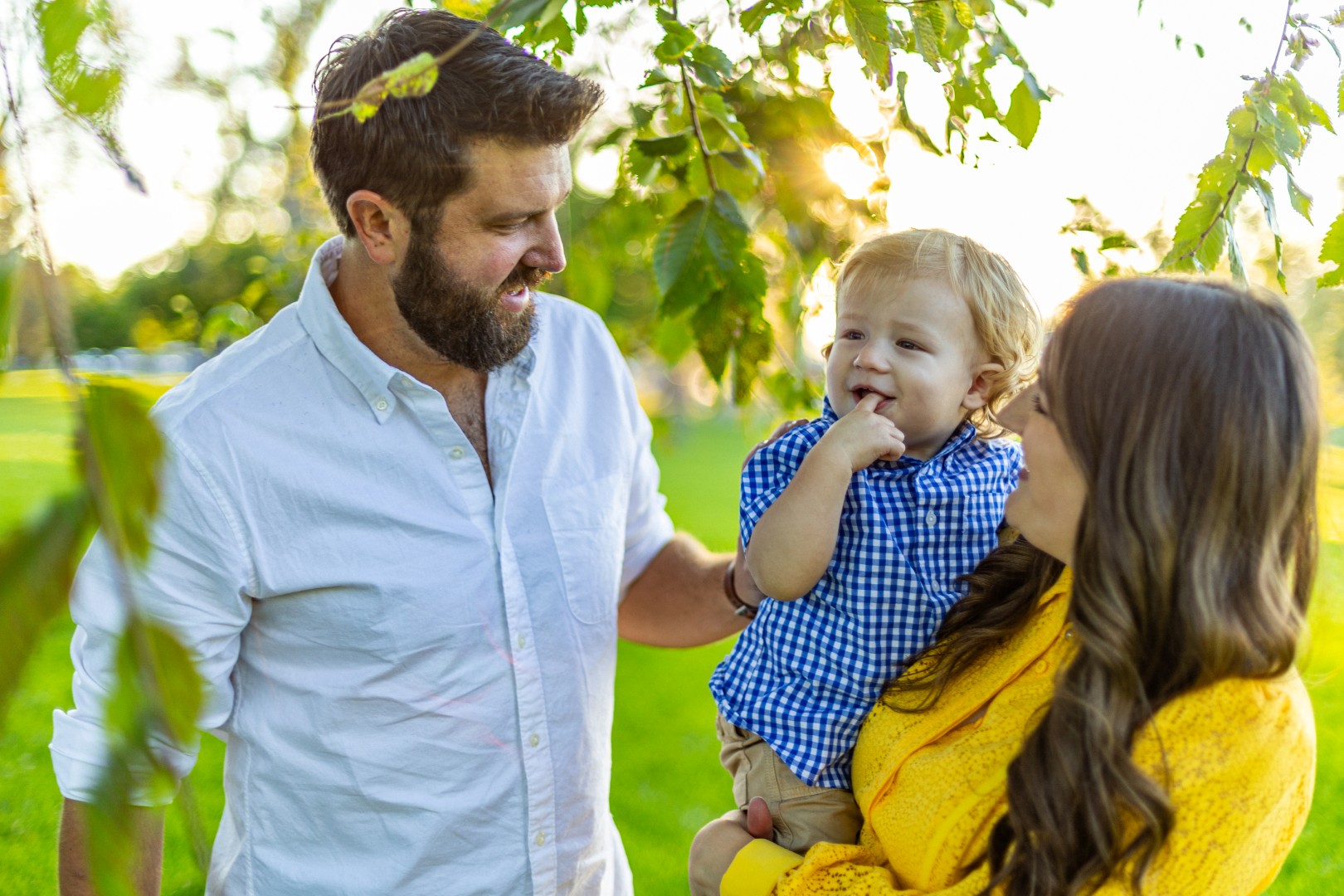 Dappled Light — Family of Three